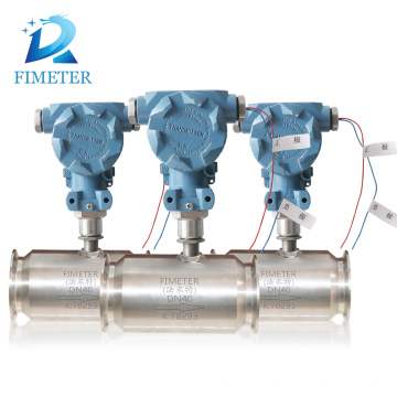 High quality turbine flow meter with screw connection gas flow meter